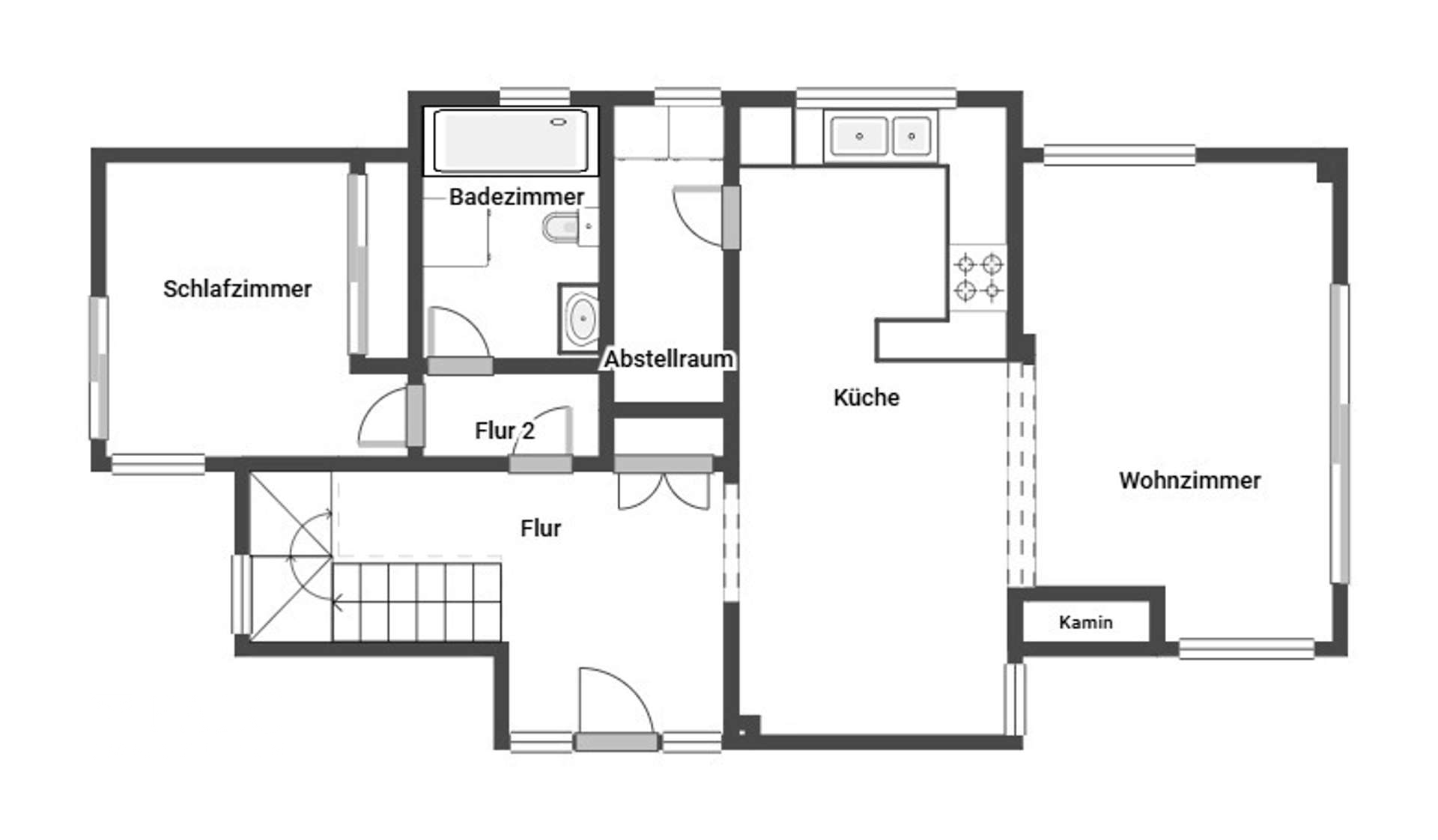 Grundriss Erdgeschoss